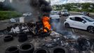 Následky protestů na Guadeloupe a Martinik v posledních dnech.