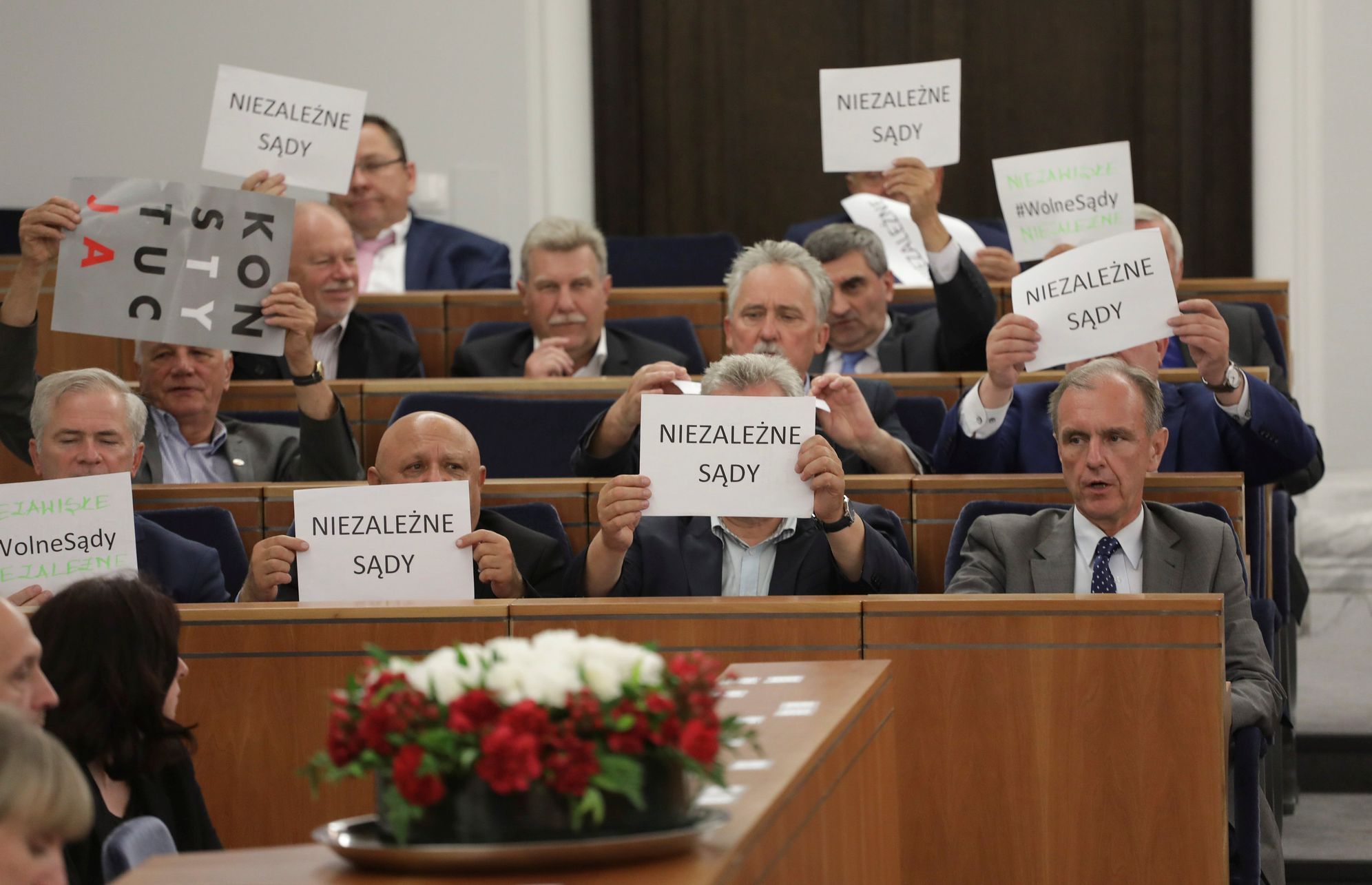 Polsko protestuje proti soudní reformě