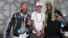 F1, VC Abú Zabí 2014: Pharrell Williams, Lewis Hamilton a Tyrese Gibson