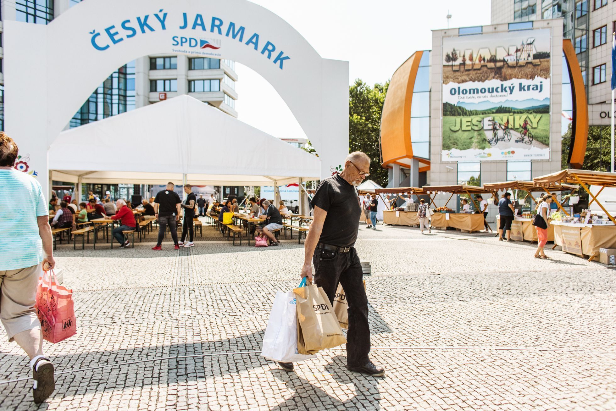 Fotogalerie / SPD / Jarmark / Olomouc / Volby 2021