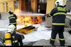V Kubelíkově ulici vybuchl plyn, jeden muž je popálený