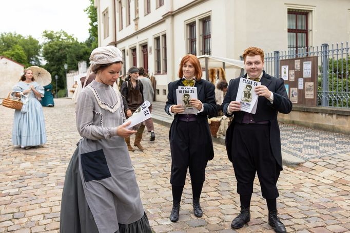 Z natáčení pohádky Ke všem čertům, která vzniká ve znakovém jazyce.