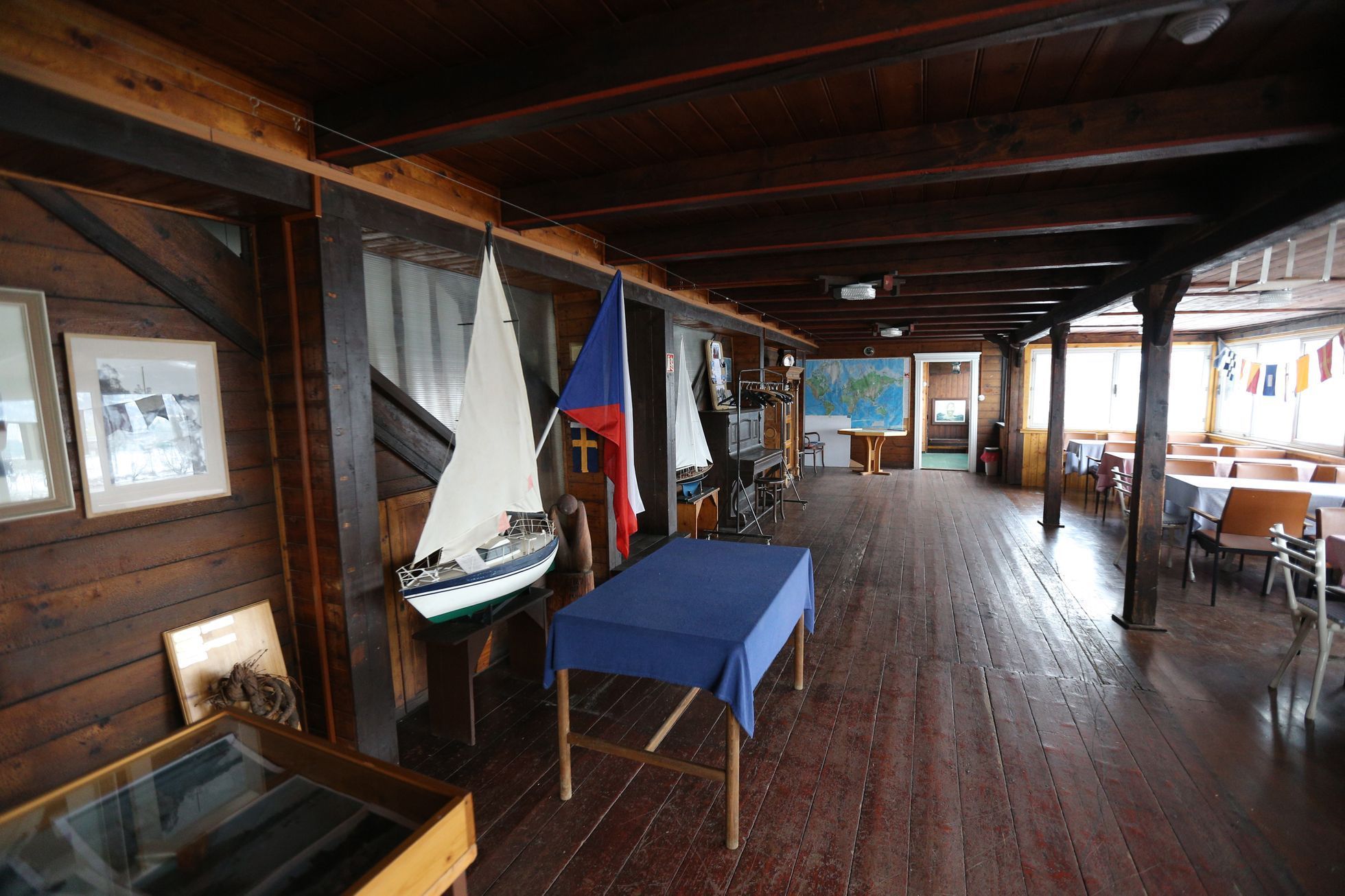 Český Yacht klub v Podolí, stav v únoru 2021