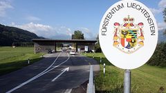Lichtenštejnsko, hranice s Rakouskem
