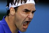 Roger Federer se musel v osmifinále Australian Open proti Tomáši Berdychovi pořádně hecovat. Nakonec to pomohlo.