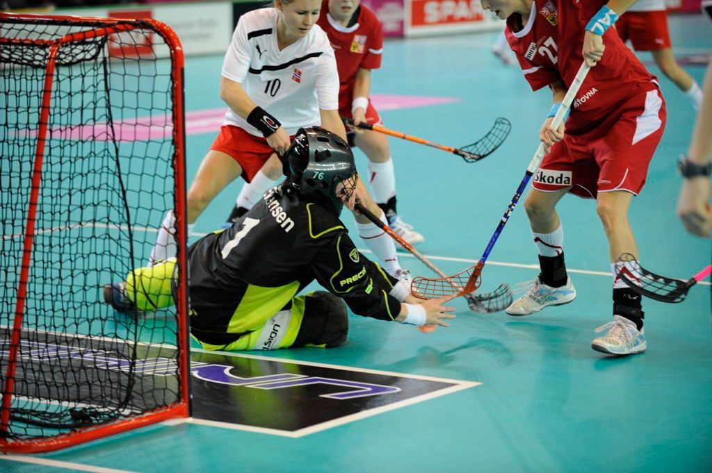 MS ve florbale žen: ČR - Norsko