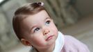 Britain's Princess Charlotte poses for a photograph in this undated photograph taken by her mother, Catherine, Duchess of Cambridge, at Anmer Hall in Norfolk