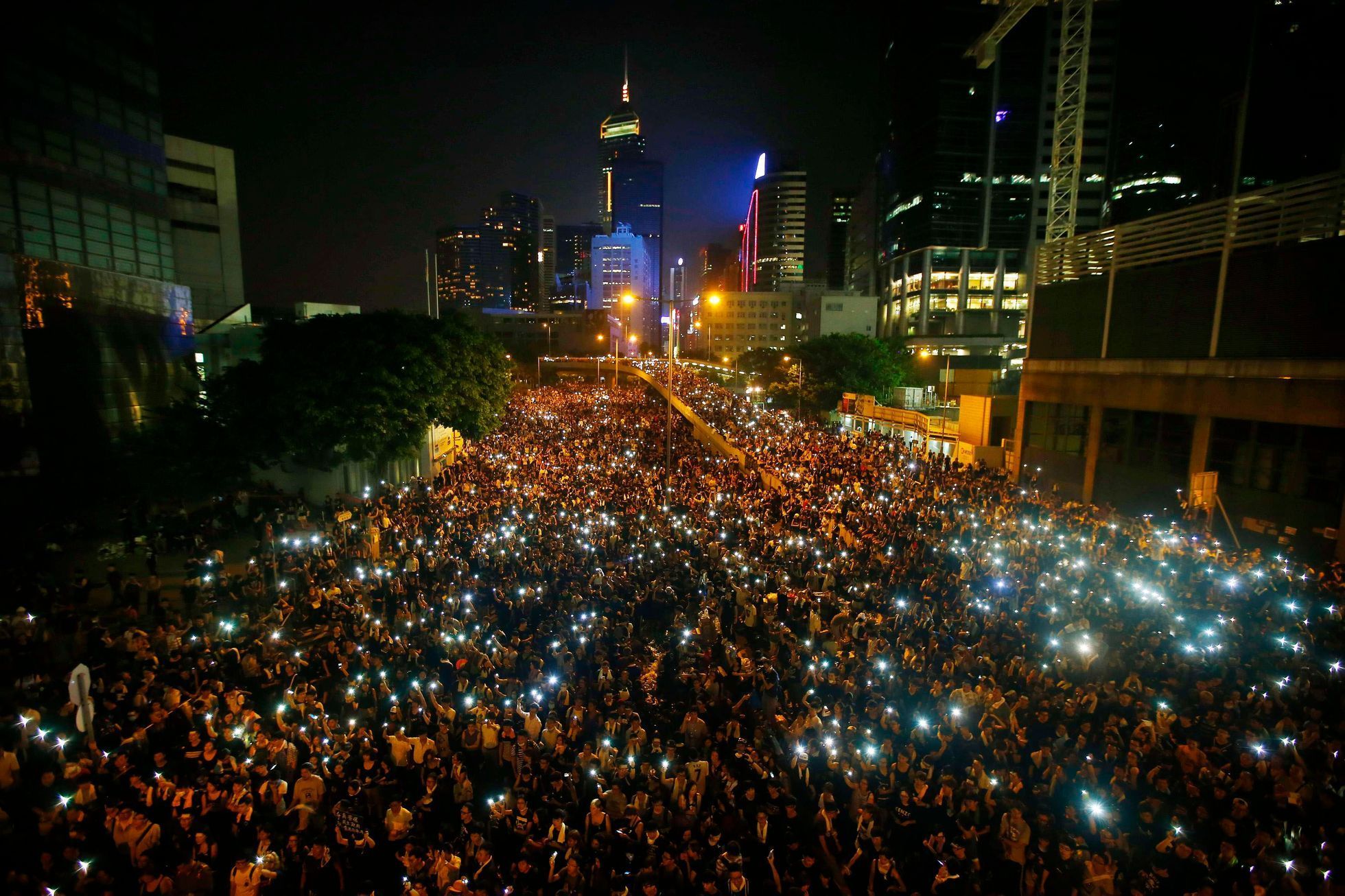 Protesty v Hongkongu