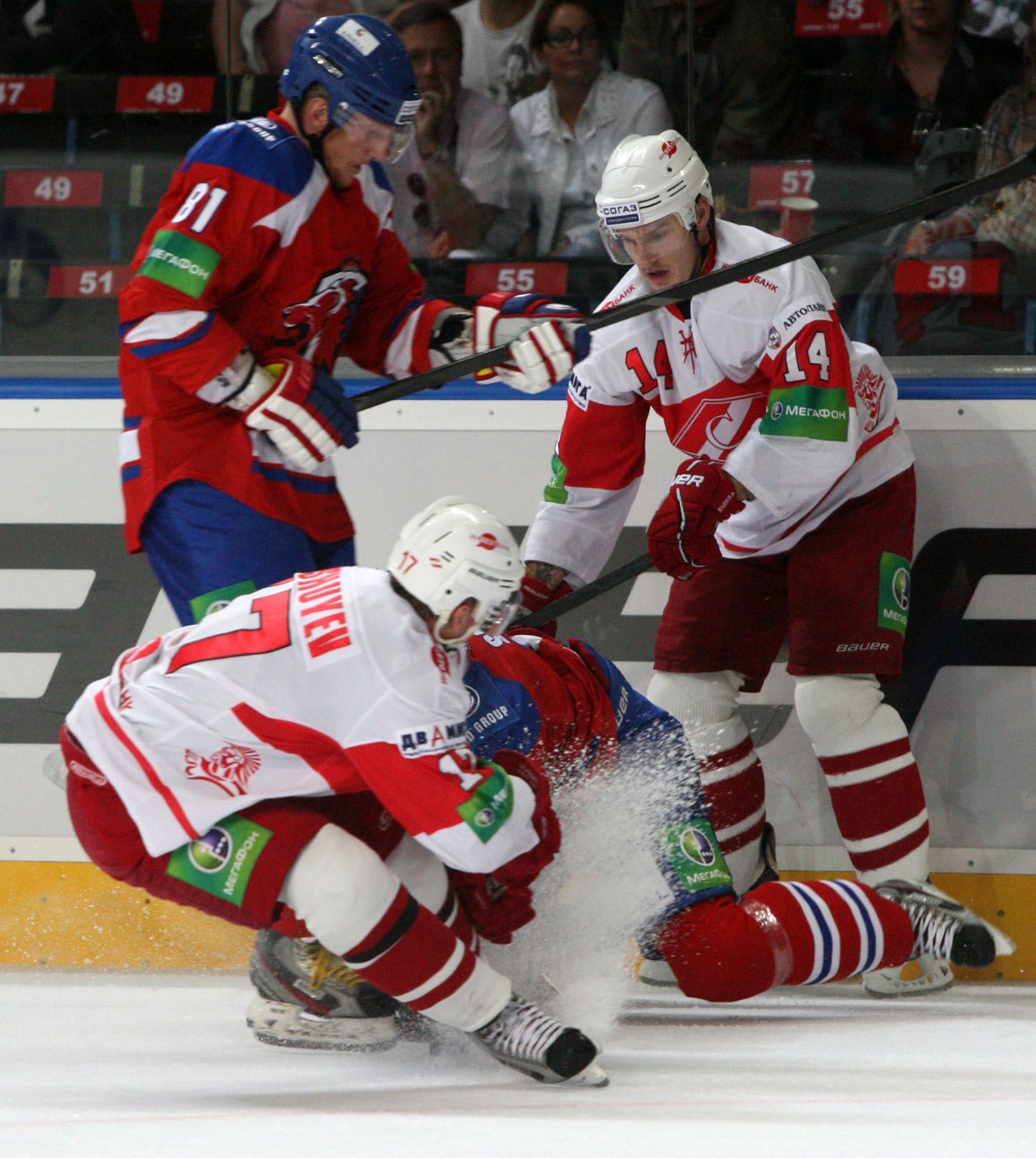 Pražský Lev poprvé prohrál, jeho skalp má Spartak Moskva