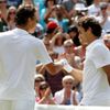 Roger Federer a Tomáš Berdych na Wimbledonu 2010