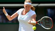 Petra Kvitová neztratila v úvodních dvou zápasech Wimbledonu ani set a svou bilanci si udržela i ve 3. kole.