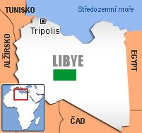 Mapa - Libye