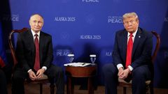 U.S. President Trump meets with Russian President Putin in Alaska