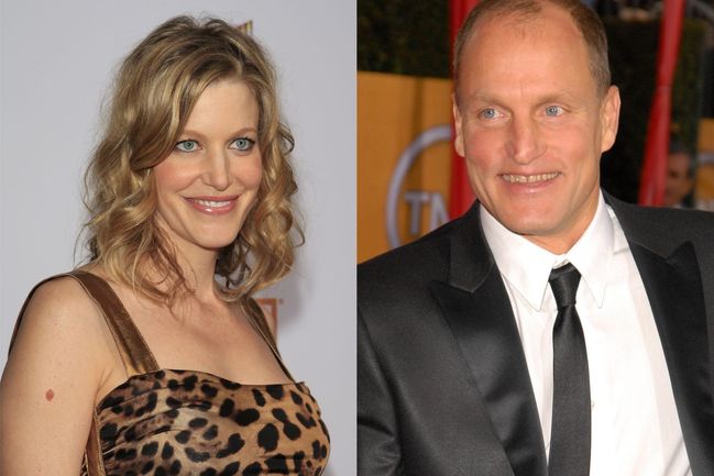 Anna Gunnová a Woody Harrelson