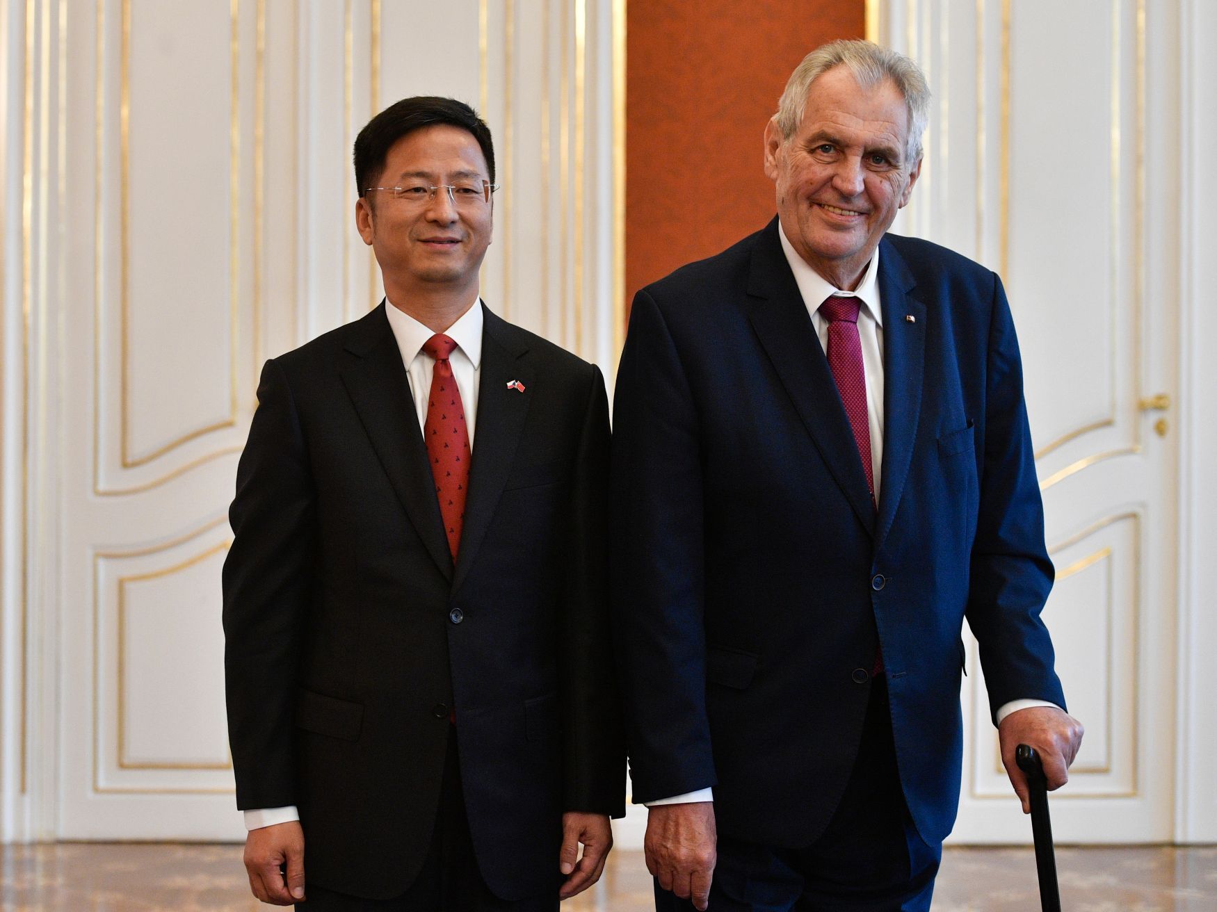 Miloš Zeman a Čang Ťien-min