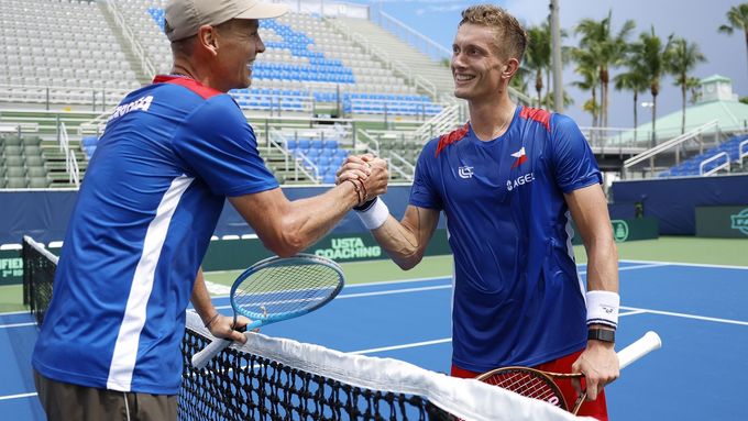 Tomáš Berdych a Jiří Lehečka