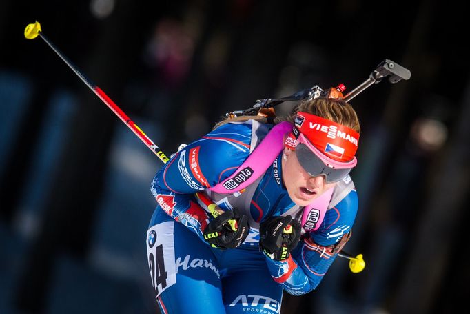 Biatlon, SP NMNM,sprint Ž: Gabriela Soukalová