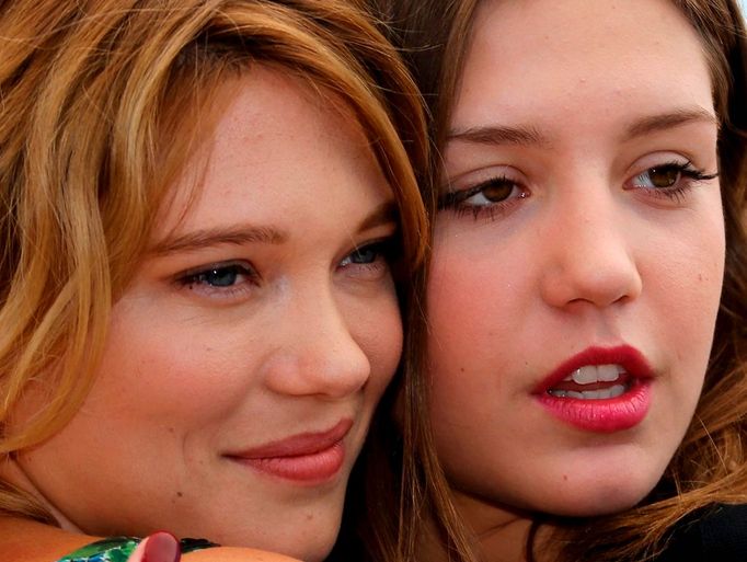 Lea Seydoux a Adele Exarchopoulos.