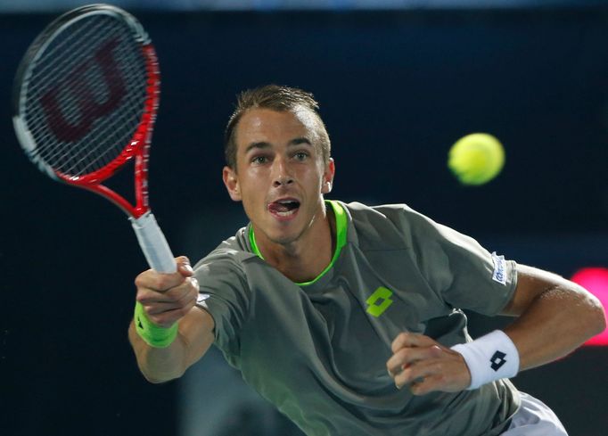 Lukáš Rosol na turnaji v Dubaji 2014