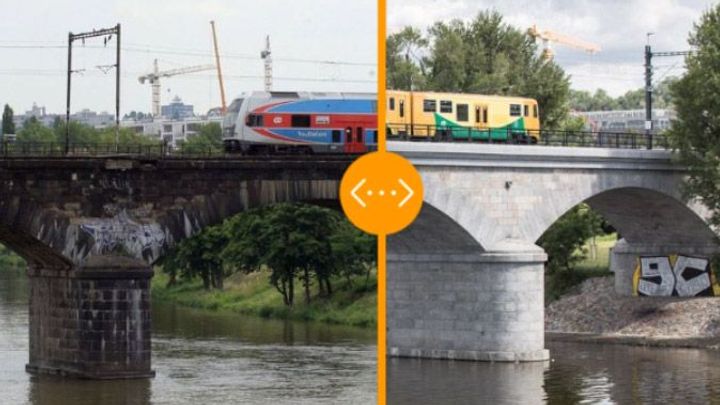 Oprava za téměř dvě miliardy. Pražský Negrelliho viadukt před a po rekonstrukci