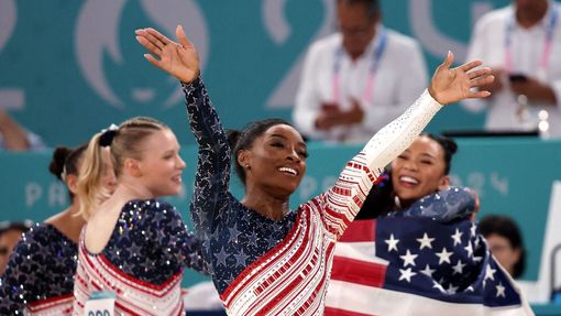 Simone Bilesová na olympiádě 2024 v Paříži