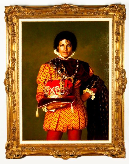 Portrét Michaela Jacksona
