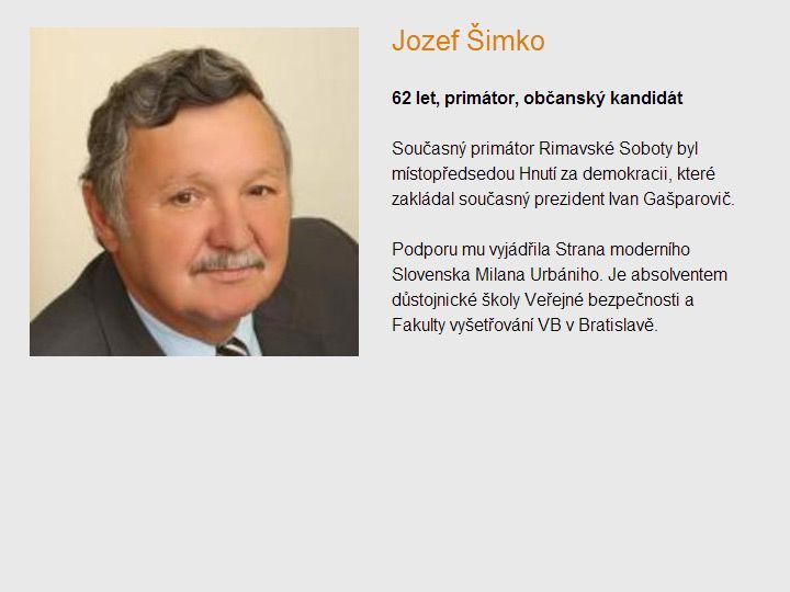 Kdo chce být prezidentem Slovenska