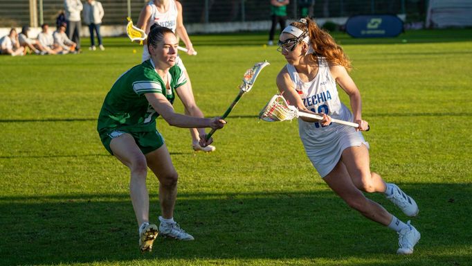 České lakrosistky při kvalifikaci na Světové hry