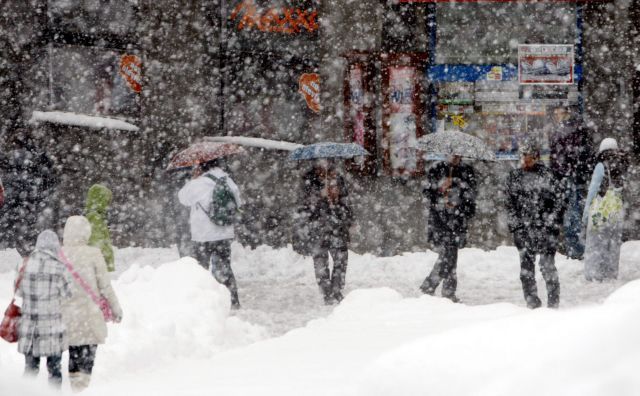 Česko sníh Reuters