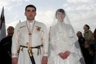 Svatba gruzínského Romea a Julie usmířila rody