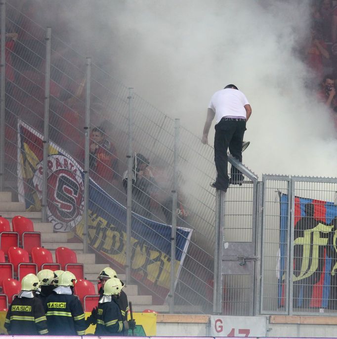 SL, Slavia-Sparta: fanoušci