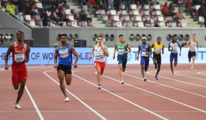 Athletics - World Athletics Championships - Doha 2019 - Mixed 4x400 Metres Relay Final - Khalifa International Stadium, Doha, Qatar - September 29, 2019 Poland's Wiktor S