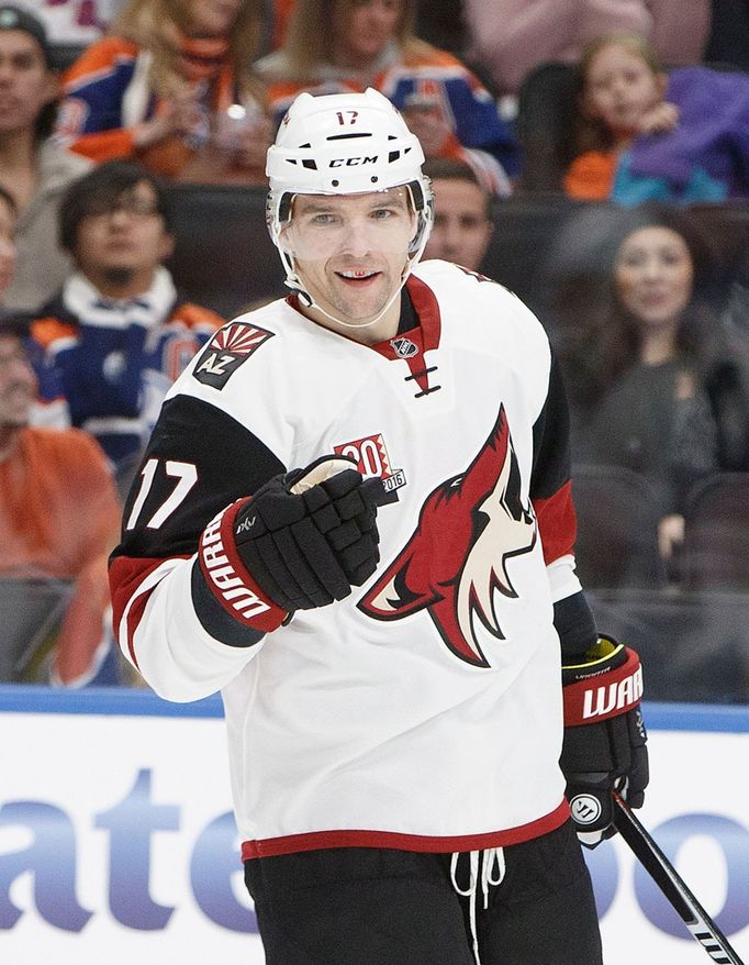 Radim Vrbata (Arizona) v sezoně 2016/17