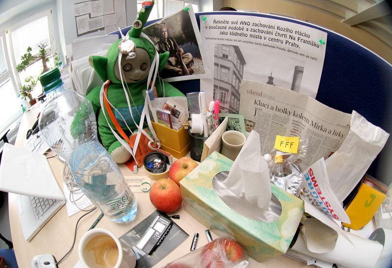 Redakce Aktuálně před stěhováním