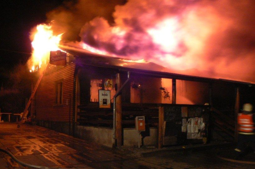 U Berouna hořela restaurace