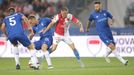 Jan Sýkora ve 3. předkole Ligy mistrů Slavia - Dynamo Kyjev