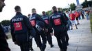 Policisté před zápasem Eura 2024 Portugalsko - Česko