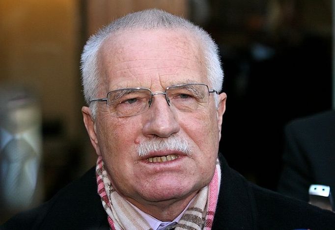 Prezident Václav Klaus.