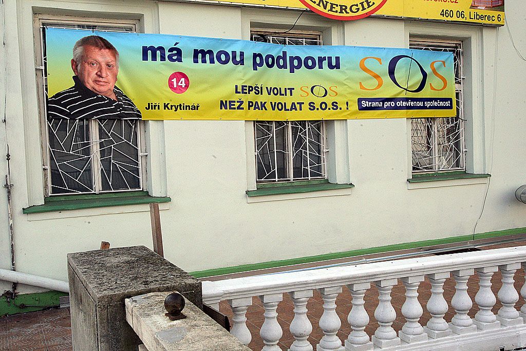 Předvolební plakáty v Liberci