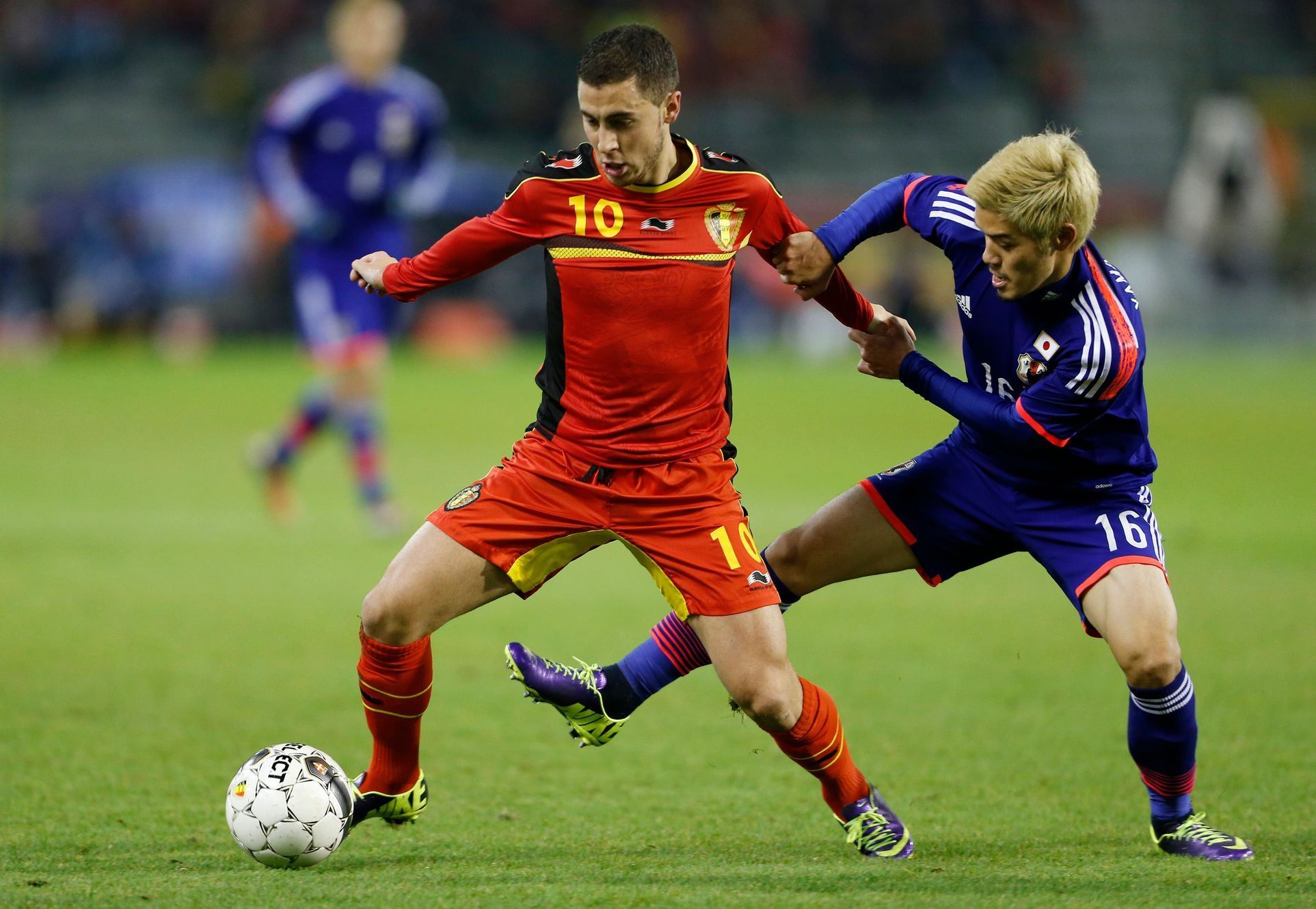 Přátelská fotbalová utkání - Belgie vs. Japonsko
