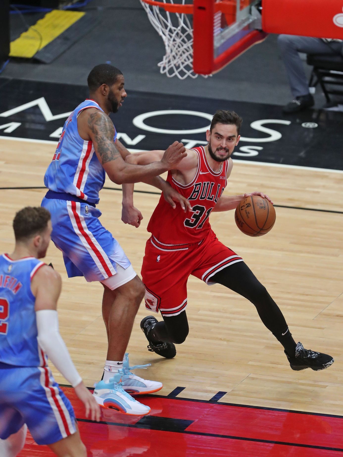 basketbal, NBA 2020/2021, Brooklyn Nets at Chicago Bulls, Tomáš Satoranský
