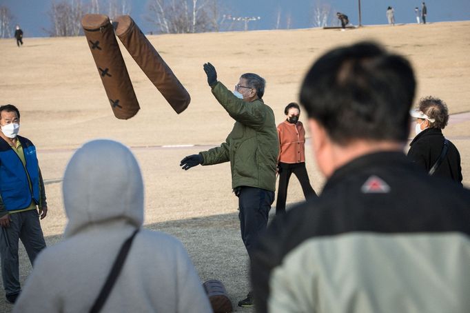 Jihokorejské město Pchadžu na hranicích se Severní Koreou.