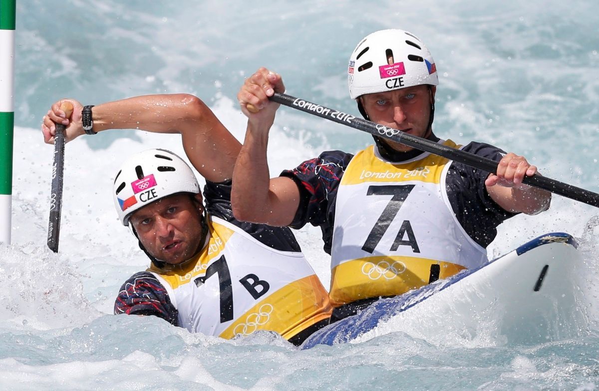 Vodní slalom - semifinále - muži deblkanoe a ženy kajak