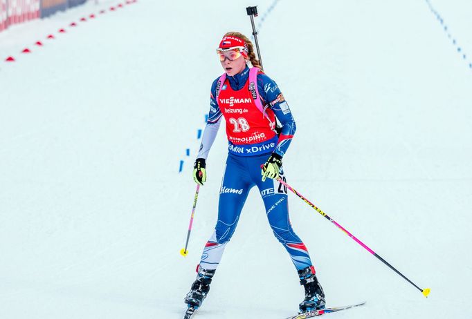 SP Ruhpolding, stíhačka Ž: Markéta Davidová