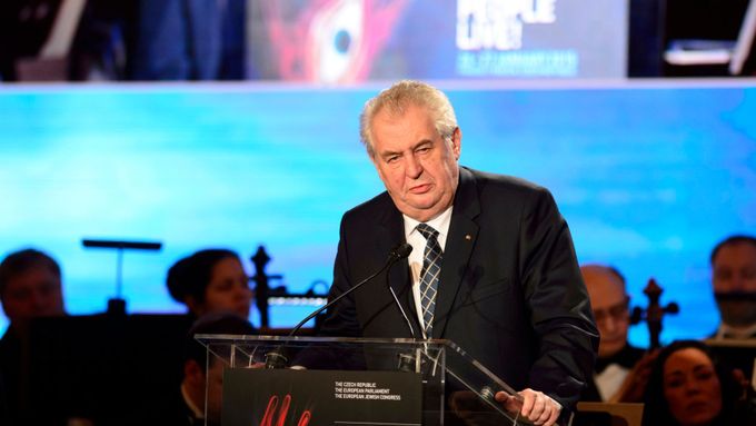 Prezident Miloš Zeman na konferenci Let My People Live
