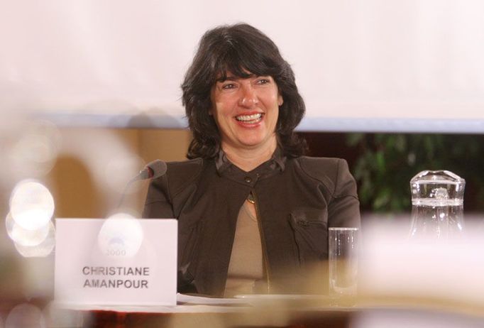 Christiane Amanpour byla hlavním řečníkem panelu o svobodě a odpovědnosti médií.