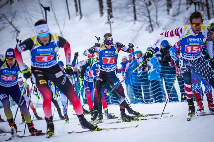 biatlon, Světový pohár 2018/2019, Ondřej Moravec na trati štafety v Ruhpoldingu