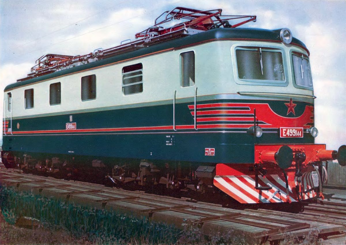 Elektrická lokomotiva Škoda E 499.1 Bobina