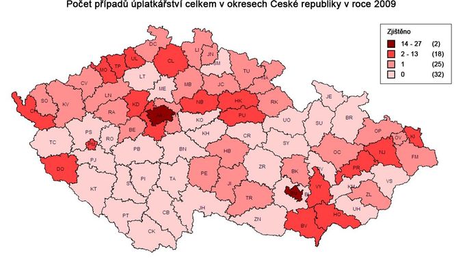 Seznamte se: To jsou místa, kde v Česku kvete korupce