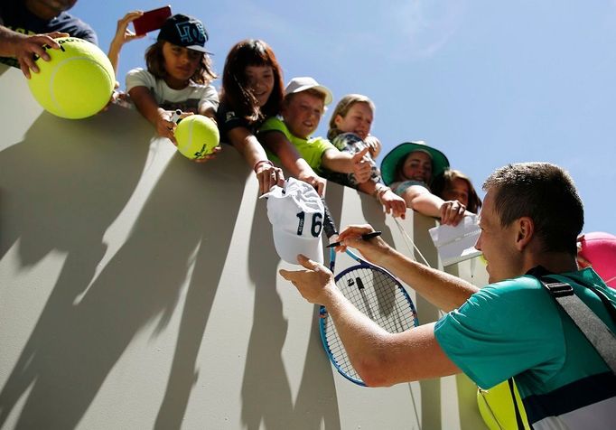 1. den Australian Open (Tomáš Berdych)